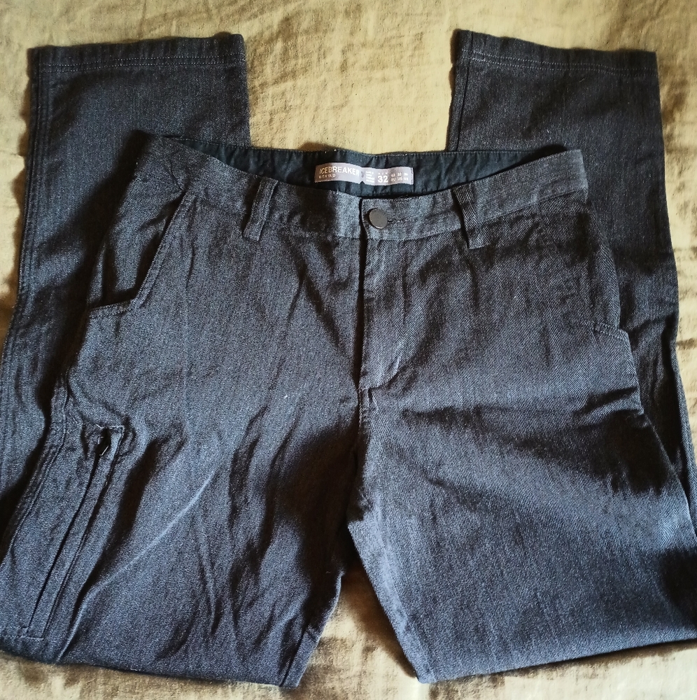 Icebreaker Men's Wool and Cotton Pants